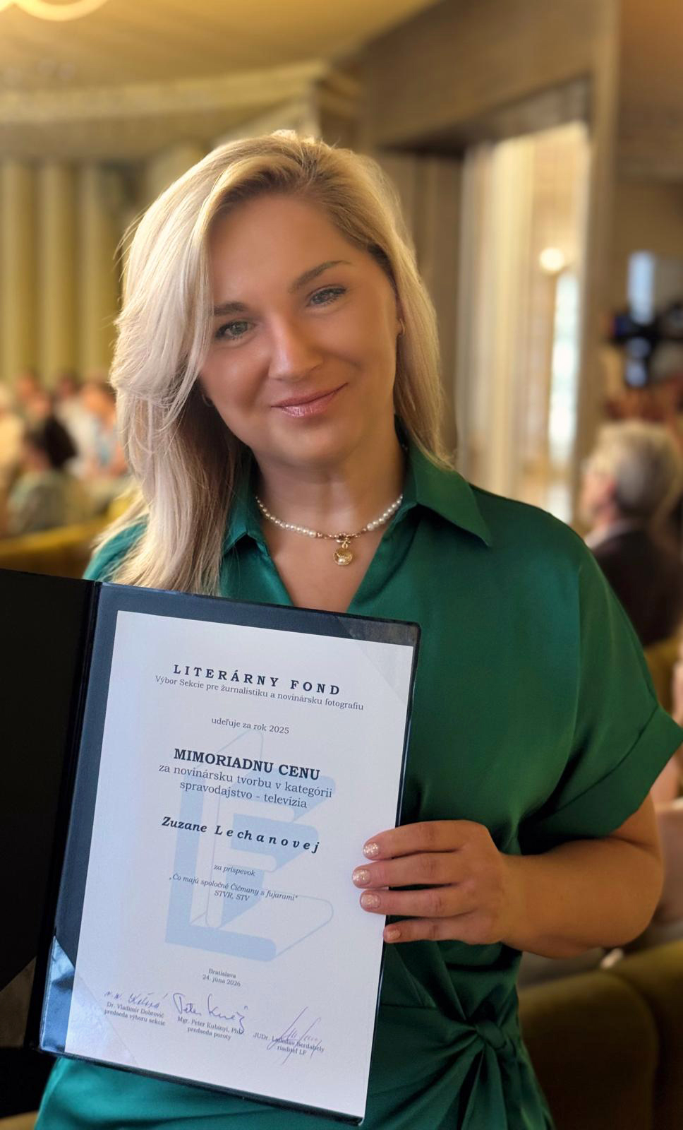 Ocenili našu členku Zuzanu Lechanovú